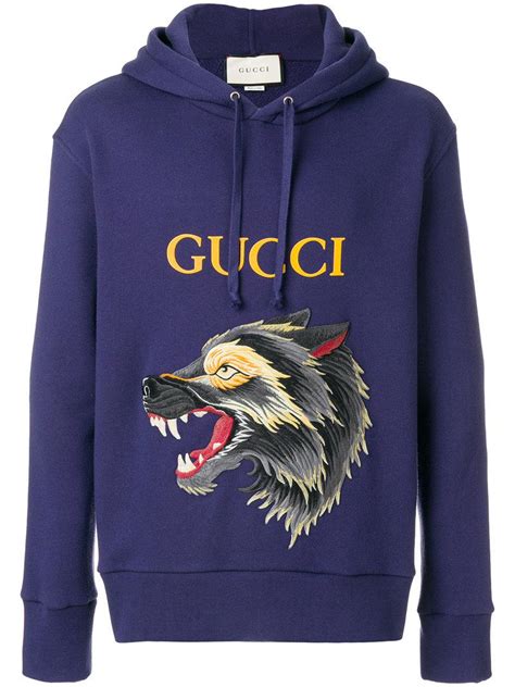 gucci sweatshirt blue